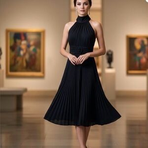 Elegant Strapless Black Dress